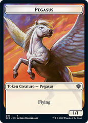 Pegasus // Faerie Double-Sided Token [Starter Commander Decks] | I Want That Stuff Brandon