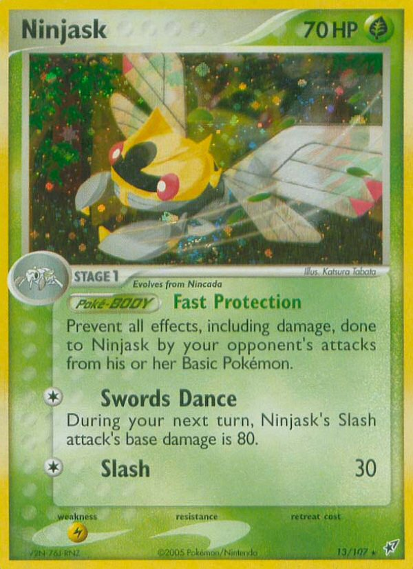 Ninjask (13/107) [EX: Deoxys] | I Want That Stuff Brandon