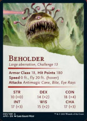 Beholder Art Card [Dungeons & Dragons: Adventures in the Forgotten Realms Art Series] | I Want That Stuff Brandon