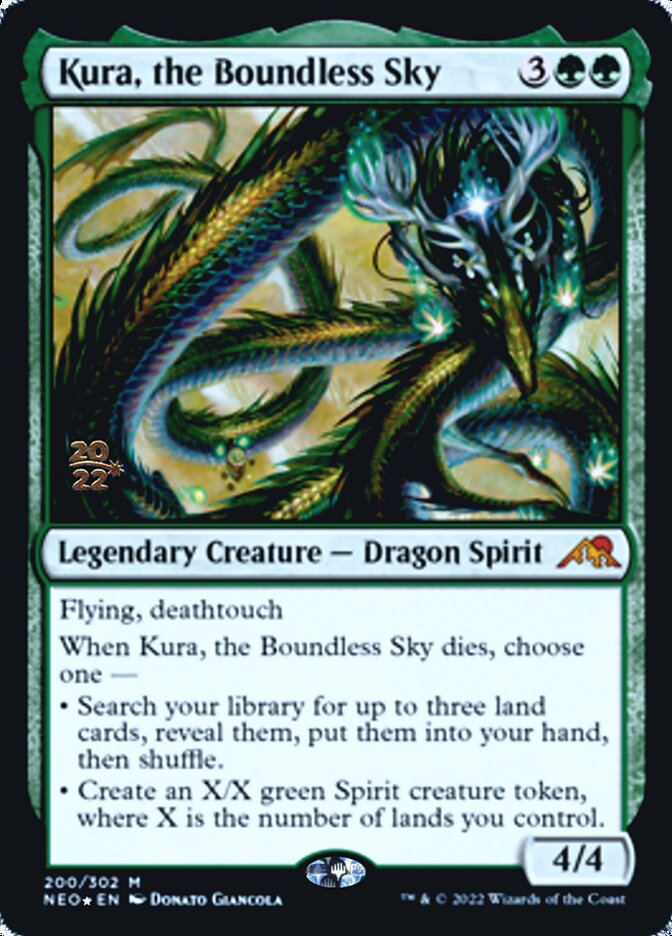 Kura, the Boundless Sky [Kamigawa: Neon Dynasty Prerelease Promos] | I Want That Stuff Brandon