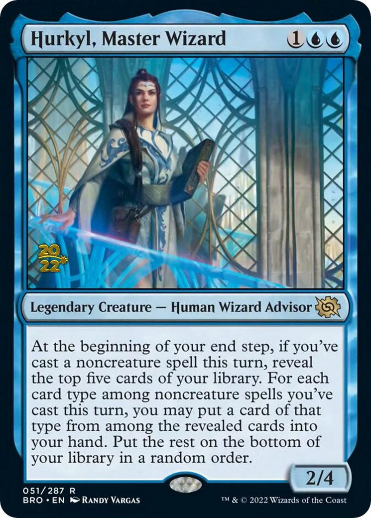 Hurkyl, Master Wizard [The Brothers' War Prerelease Promos] | I Want That Stuff Brandon