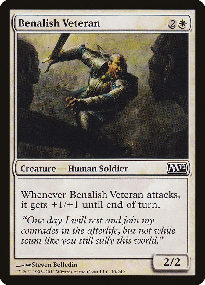 Benalish Veteran [Magic 2012] | I Want That Stuff Brandon