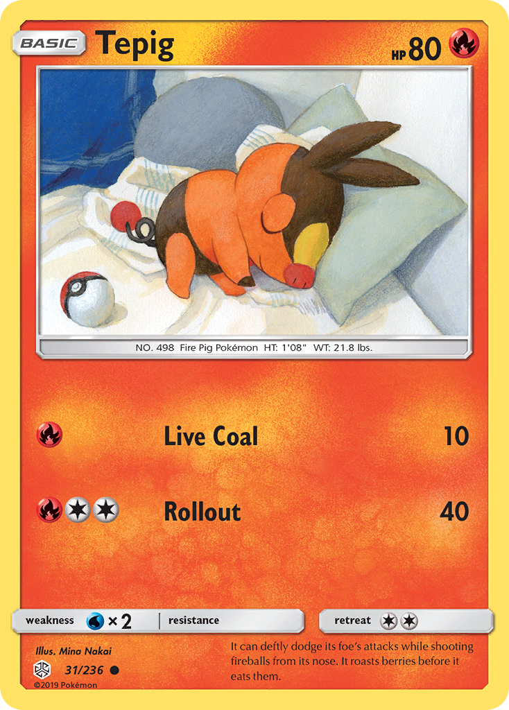 Tepig (31/236) [Sun & Moon: Cosmic Eclipse] | I Want That Stuff Brandon