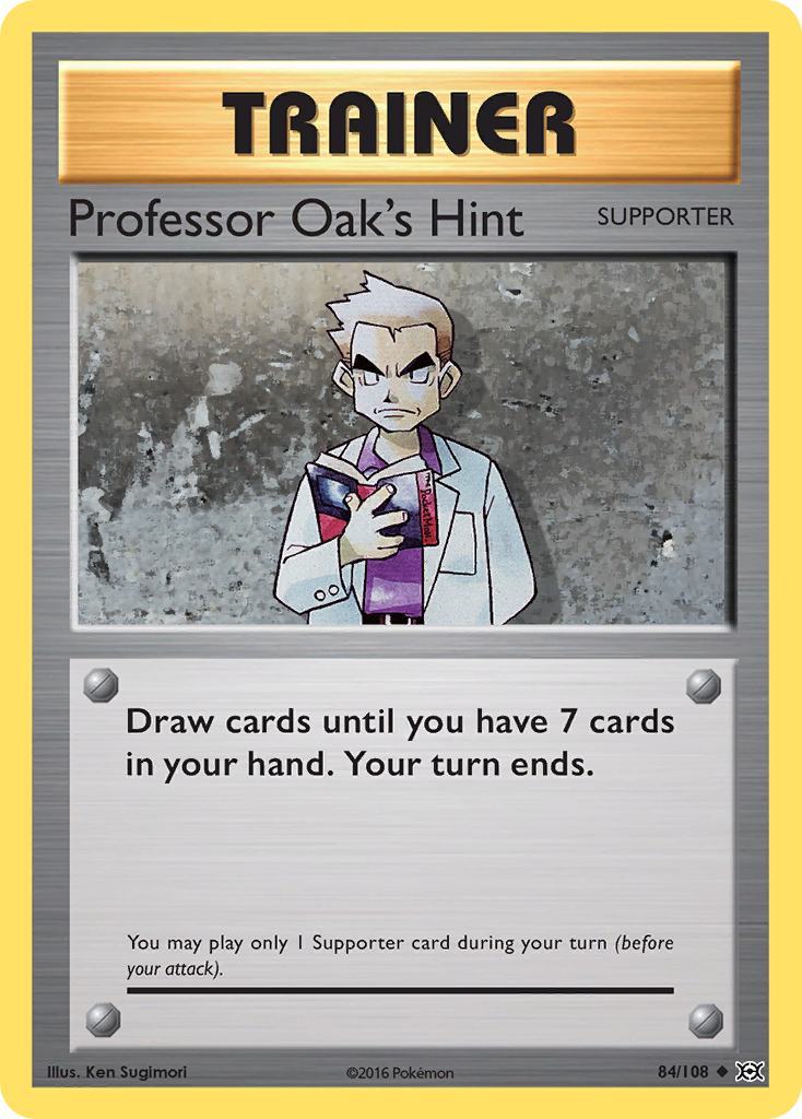 Professor Oak's Hint (84/108) [XY: Evolutions] | I Want That Stuff Brandon