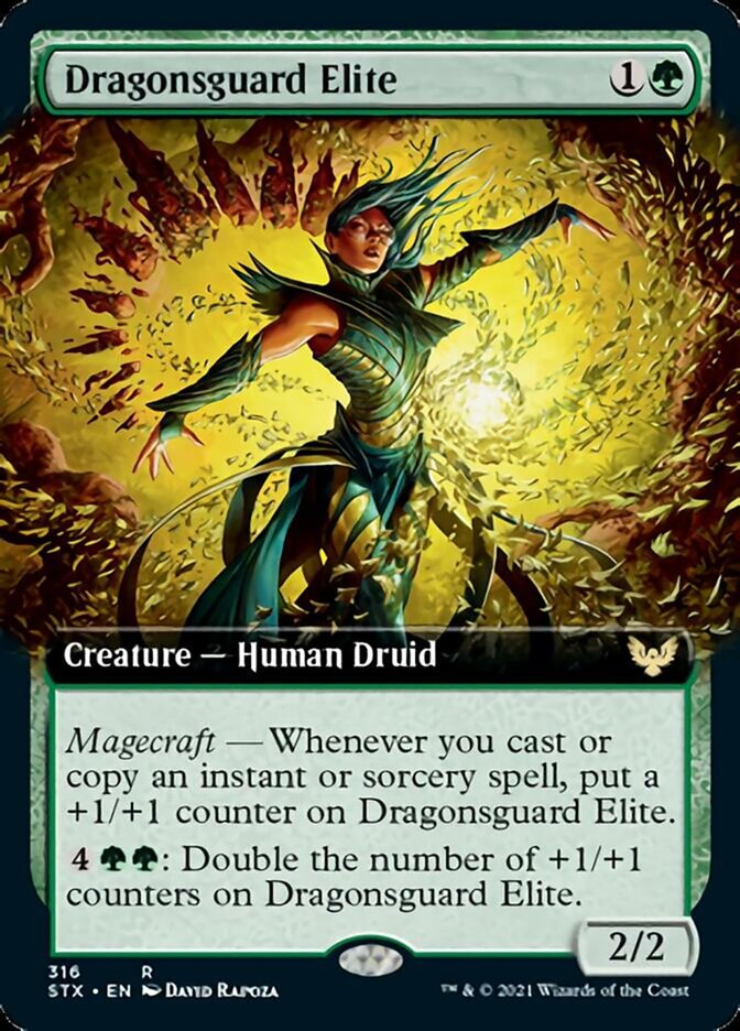 Dragonsguard Elite (Extended Art) [Strixhaven: School of Mages] | I Want That Stuff Brandon