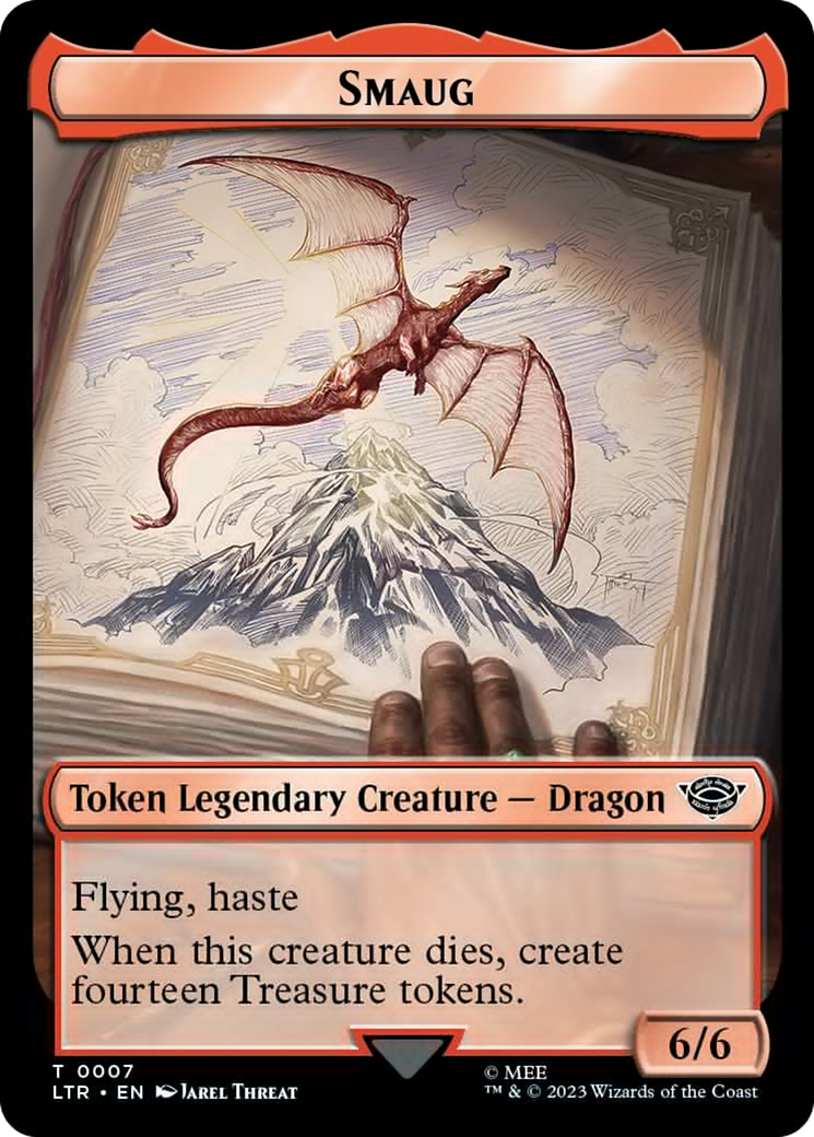 Food (10) // Smaug Double-Sided Token [The Lord of the Rings: Tales of Middle-Earth Tokens] | I Want That Stuff Brandon