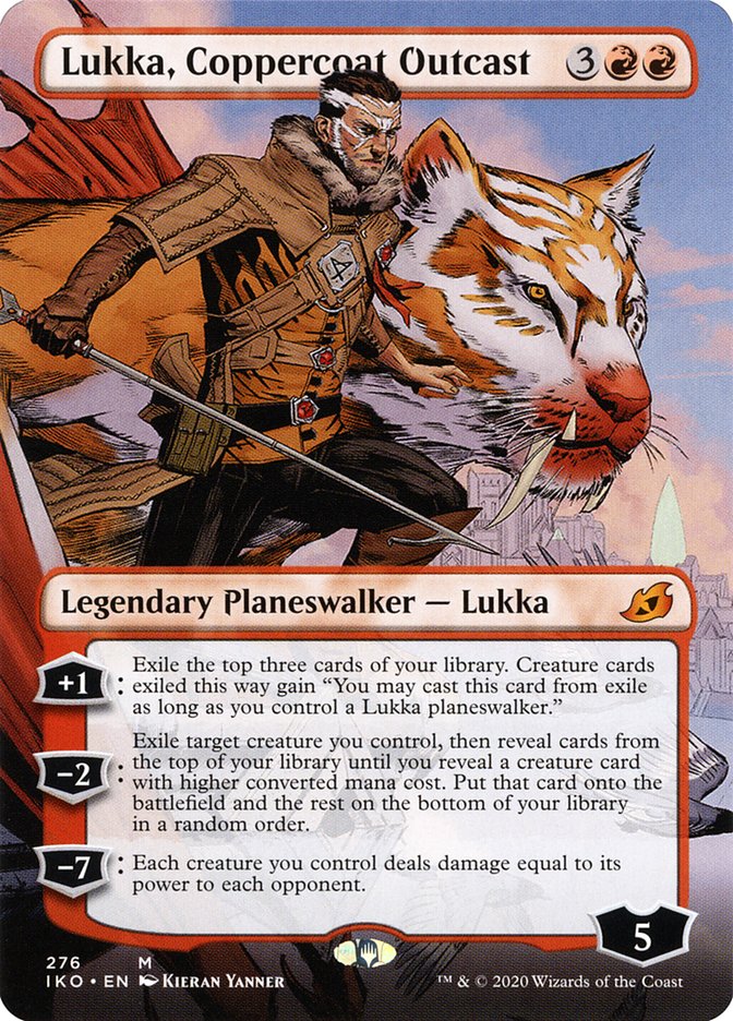 Lukka, Coppercoat Outcast (Borderless) [Ikoria: Lair of Behemoths] | I Want That Stuff Brandon
