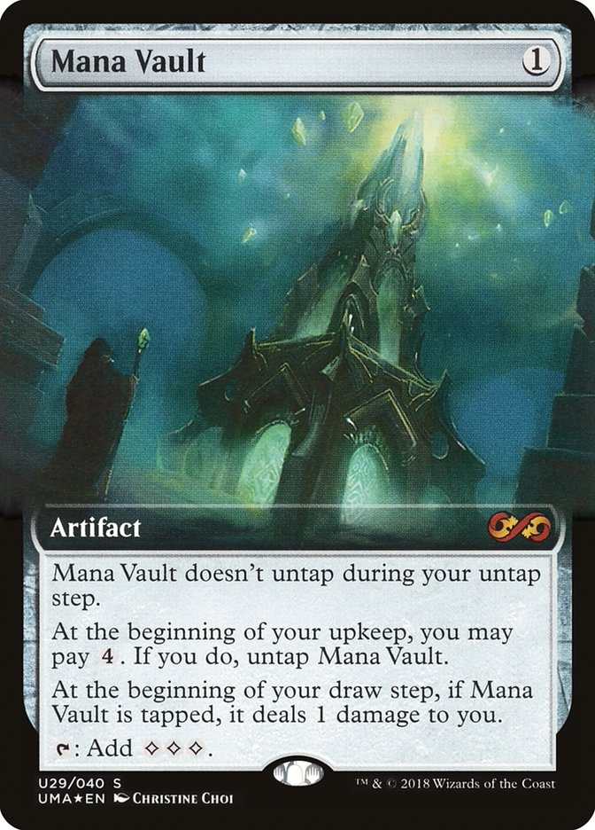 Mana Vault (Topper) [Ultimate Masters Box Topper] | I Want That Stuff Brandon