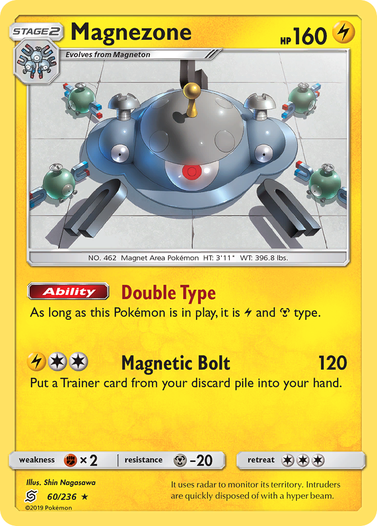 Magnezone (60/236) [Sun & Moon: Unified Minds] | I Want That Stuff Brandon