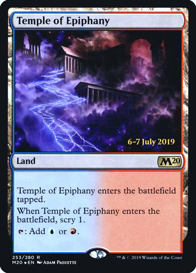 Temple of Epiphany [Core Set 2020 Prerelease Promos] | I Want That Stuff Brandon