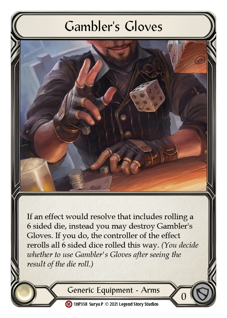 Gambler's Gloves [1HP358] (History Pack 1) | I Want That Stuff Brandon