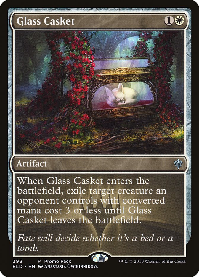 Glass Casket (Promo Pack) [Throne of Eldraine Promos] | I Want That Stuff Brandon