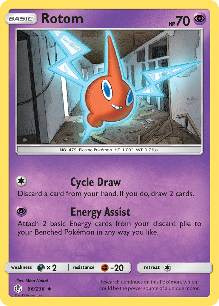 Rotom (86/236) [Sun & Moon: Cosmic Eclipse] | I Want That Stuff Brandon