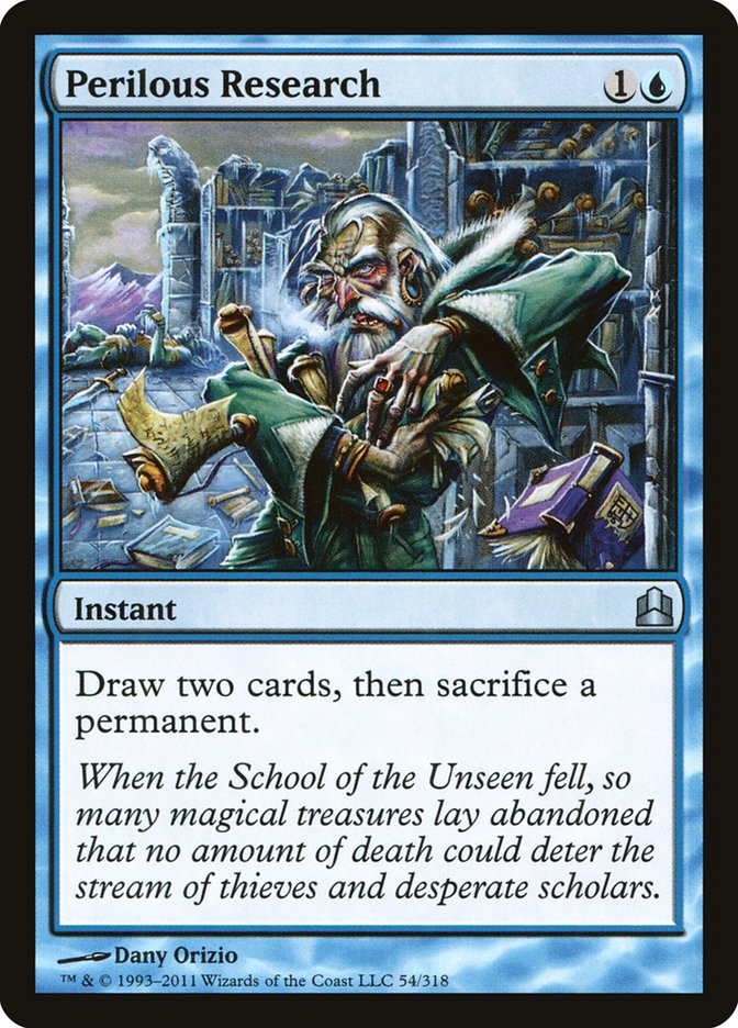 Perilous Research [Commander 2011] | I Want That Stuff Brandon