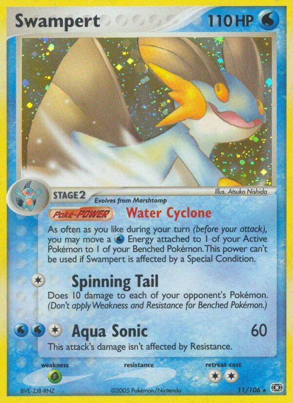 Swampert (11/106) (Theme Deck Exclusive) [EX: Emerald] | I Want That Stuff Brandon