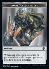 Soldier // Ajani, Sleeper Agent Emblem Double-Sided Token [Dominaria United Tokens] | I Want That Stuff Brandon