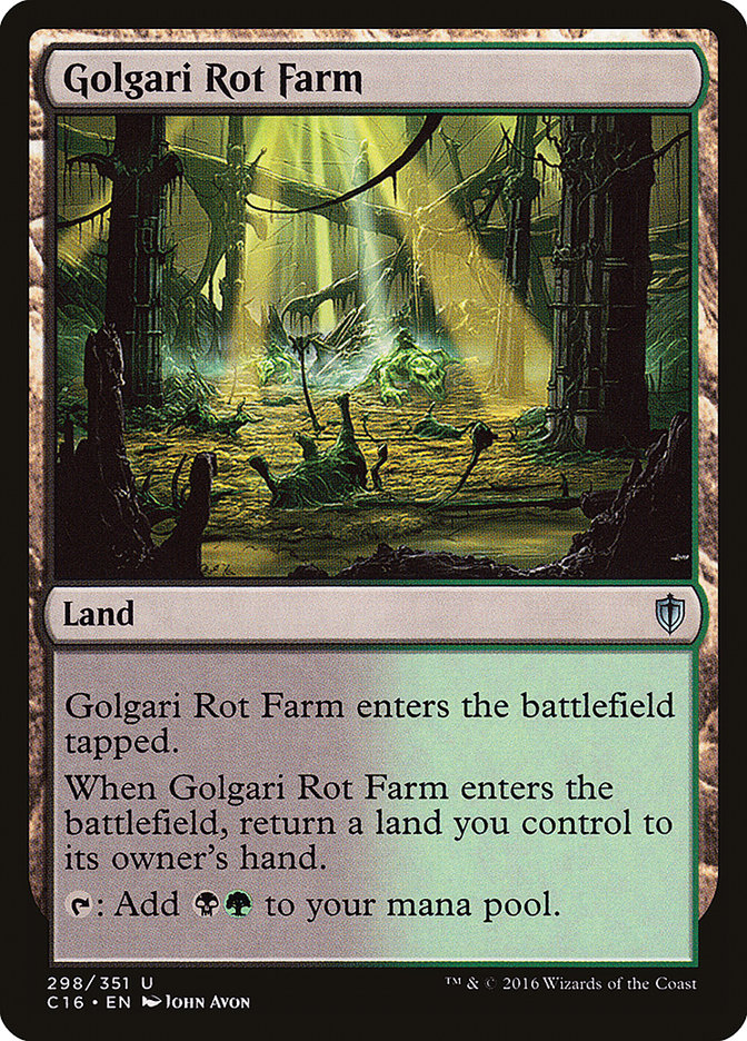 Golgari Rot Farm [Commander 2016] | I Want That Stuff Brandon