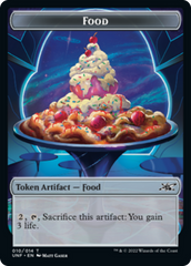 Zombie Employee // Food (010) Double-Sided Token [Unfinity Tokens] | I Want That Stuff Brandon