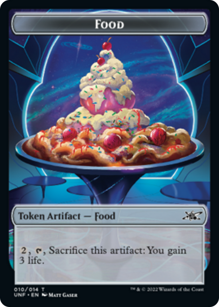 Cat // Food (10) Double-Sided Token [Unfinity Tokens] | I Want That Stuff Brandon