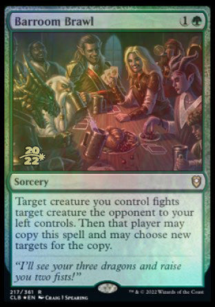 Barroom Brawl [Commander Legends: Battle for Baldur's Gate Prerelease Promos] | I Want That Stuff Brandon