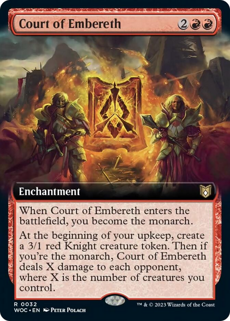 Court of Embereth (Extended Art) [Wilds of Eldraine Commander] | I Want That Stuff Brandon