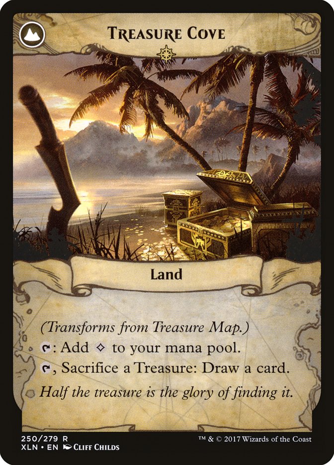 Treasure Map // Treasure Cove [Ixalan] | I Want That Stuff Brandon