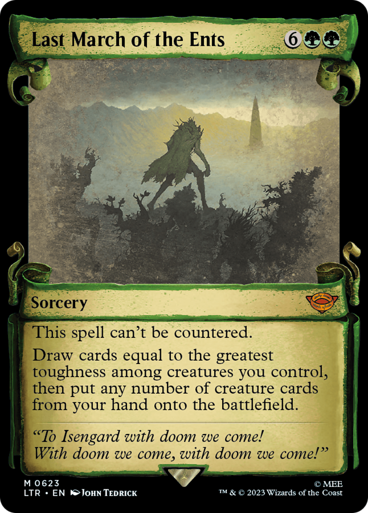 Last March of the Ents [The Lord of the Rings: Tales of Middle-Earth Showcase Scrolls] | I Want That Stuff Brandon