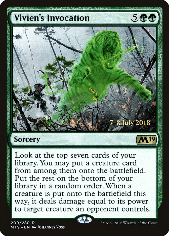 Vivien's Invocation [Core Set 2019 Prerelease Promos] | I Want That Stuff Brandon