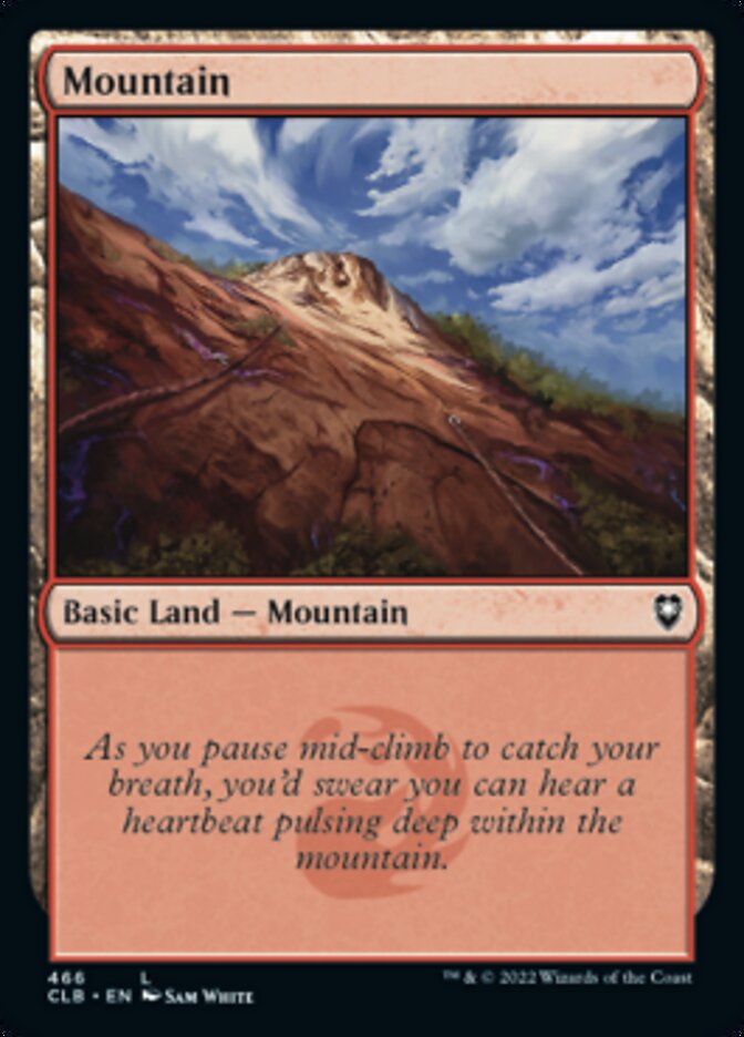 Mountain (466) [Commander Legends: Battle for Baldur's Gate] | I Want That Stuff Brandon