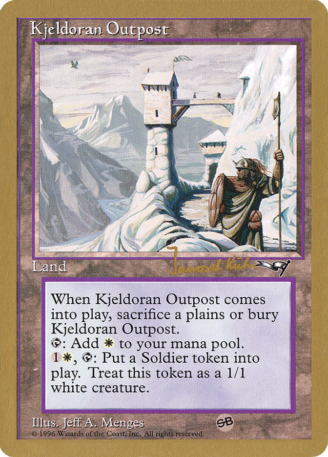 Kjeldoran Outpost (Janosch Kuhn) [World Championship Decks 1997] | I Want That Stuff Brandon