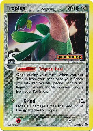 Tropius (23/101) (Delta Species) (Stamped) [EX: Dragon Frontiers] | I Want That Stuff Brandon