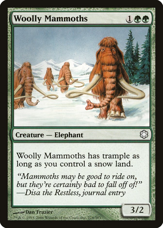 Woolly Mammoths [Coldsnap Theme Decks] | I Want That Stuff Brandon