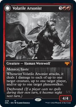 Volatile Arsonist // Dire-Strain Anarchist [Innistrad: Double Feature] | I Want That Stuff Brandon