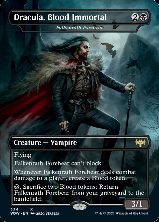 Falkenrath Forebear - Dracula, Blood Immortal [Innistrad: Crimson Vow] | I Want That Stuff Brandon