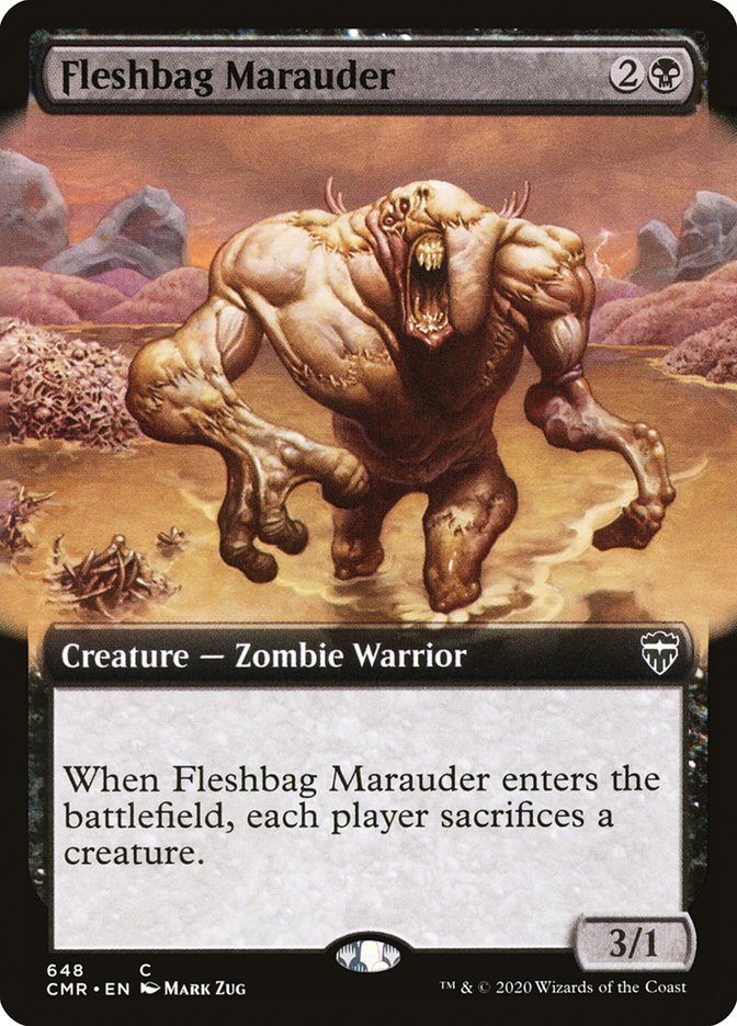 Fleshbag Marauder (Extended Art) [Commander Legends] | I Want That Stuff Brandon