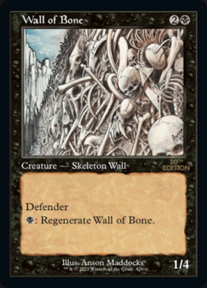 Wall of Bone (Retro) [30th Anniversary Edition] | I Want That Stuff Brandon
