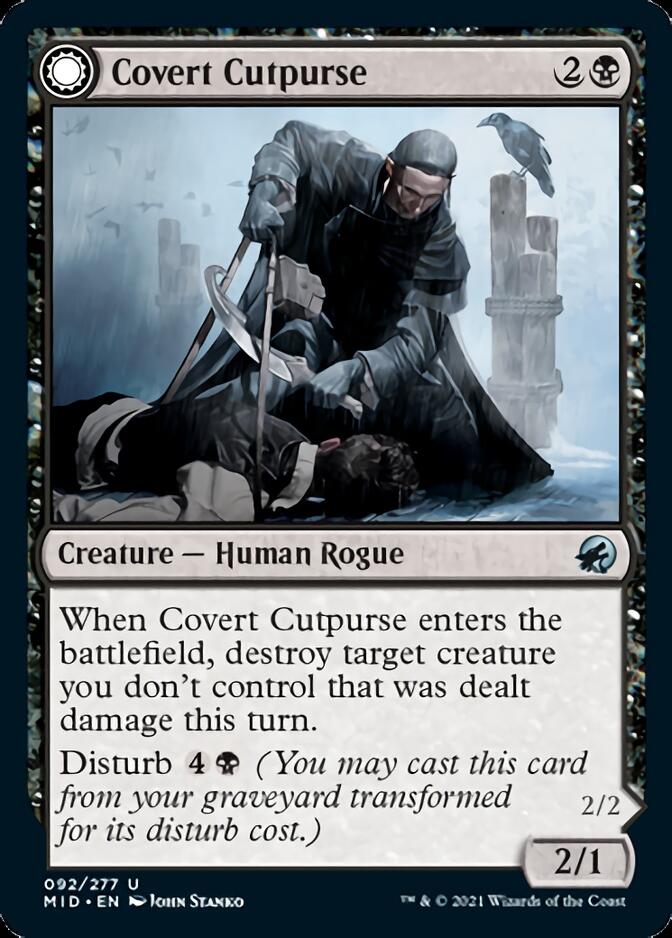 Covert Cutpurse // Covetous Geist [Innistrad: Midnight Hunt] | I Want That Stuff Brandon