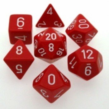 Chessex: Opaque 7-Die Set | I Want That Stuff Brandon