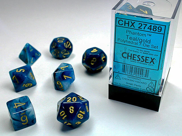 Chessex: Phantom 7-Die Set | I Want That Stuff Brandon