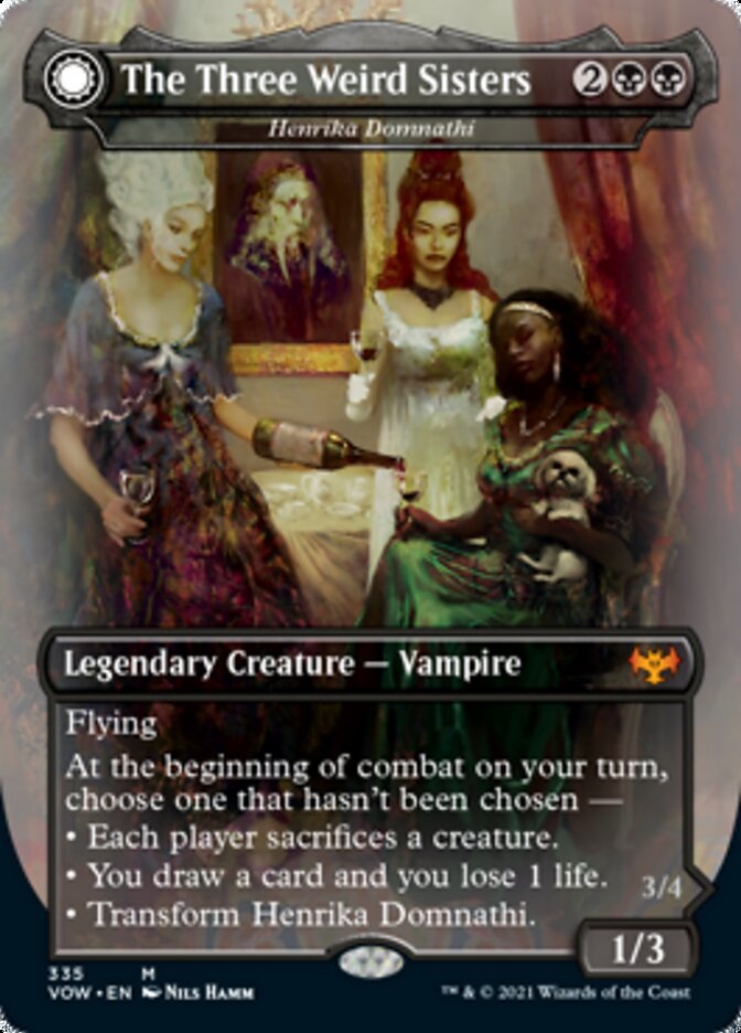 Henrika Domnathi // Henrika, Infernal Seer - The Three Weird Sisters // Fiends of Darkest Night [Innistrad: Crimson Vow] | I Want That Stuff Brandon