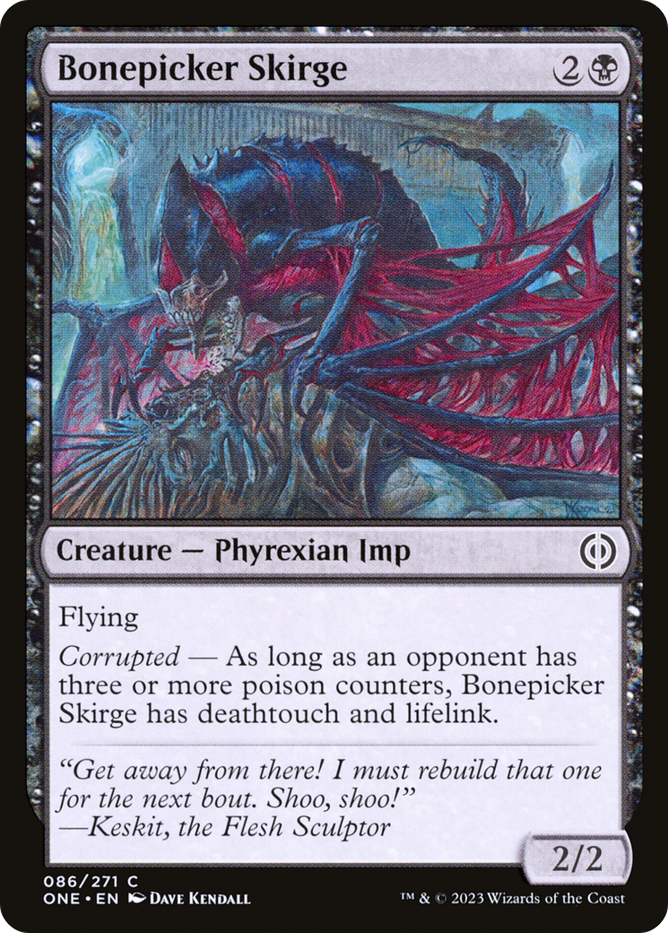 Bonepicker Skirge [Phyrexia: All Will Be One] | I Want That Stuff Brandon