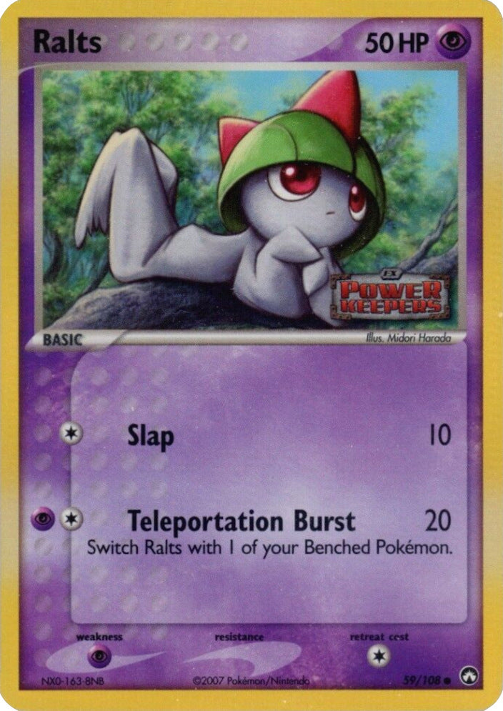 Ralts (59/108) (Stamped) [EX: Power Keepers] | I Want That Stuff Brandon