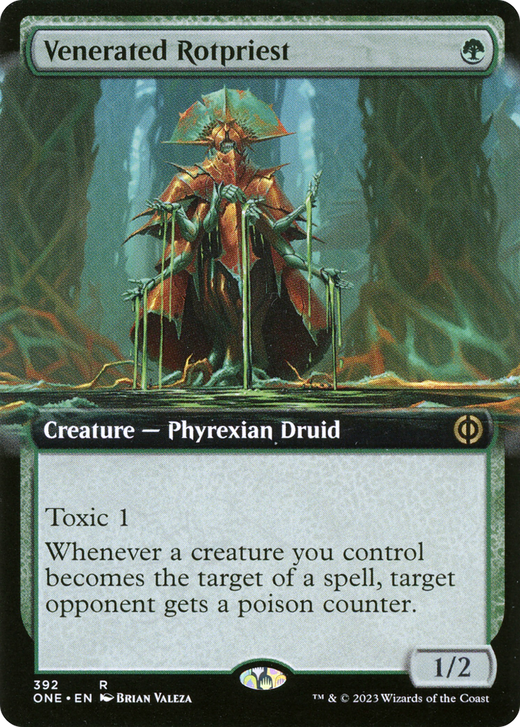 Venerated Rotpriest (Extended Art) [Phyrexia: All Will Be One] | I Want That Stuff Brandon