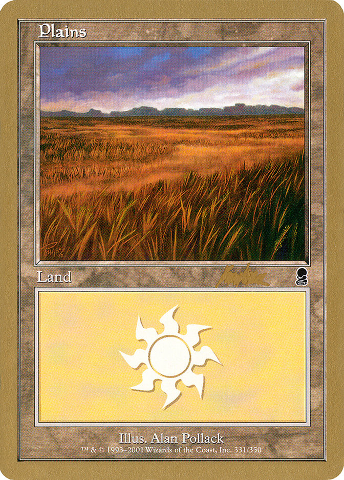 Plains (bk331a) (Brian Kibler) [World Championship Decks 2002] | I Want That Stuff Brandon