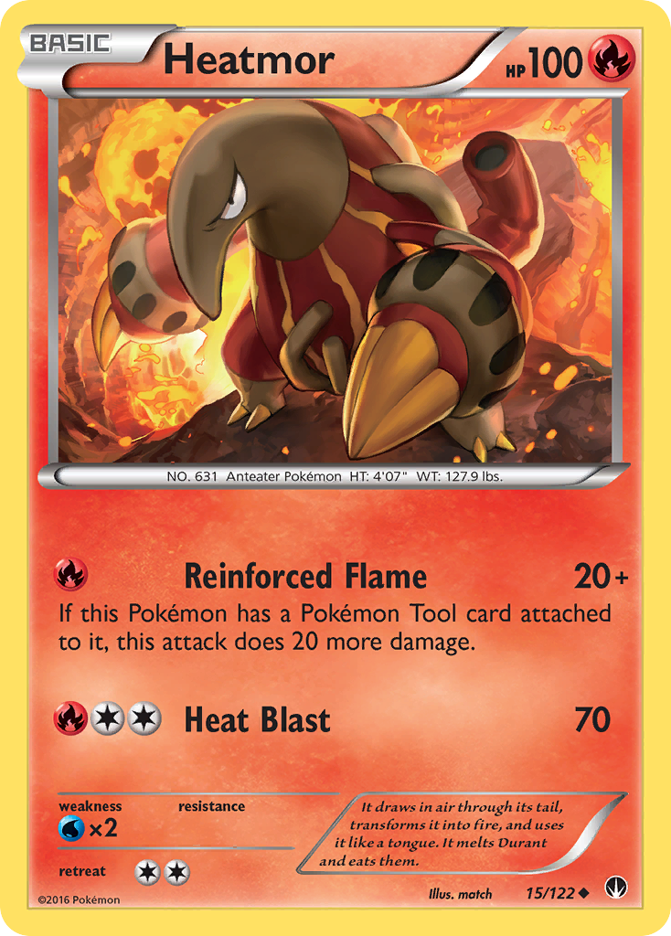 Heatmor (15/122) [XY: BREAKpoint] | I Want That Stuff Brandon