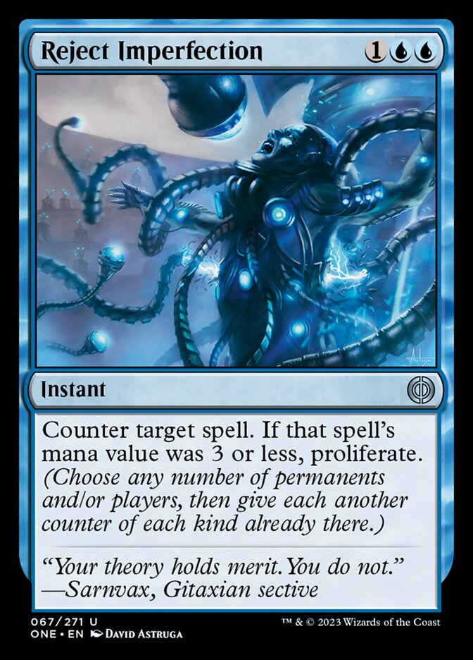 Reject Imperfection [Phyrexia: All Will Be One] | I Want That Stuff Brandon