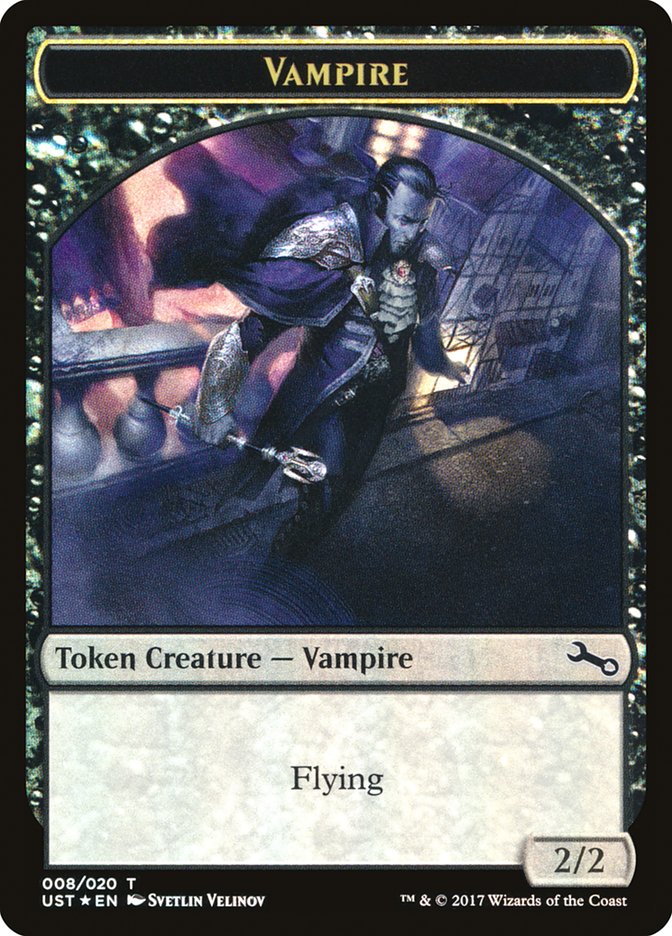 Vampire // Vampire Double-Sided Token [Unstable Tokens] | I Want That Stuff Brandon