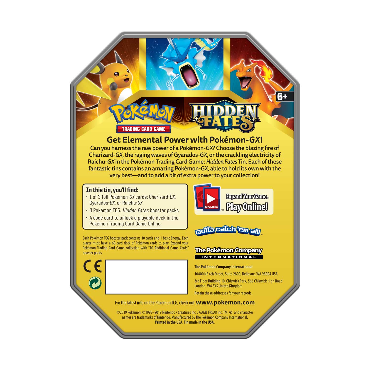 Hidden Fates - Collector's Tin (Raichu GX) | I Want That Stuff Brandon