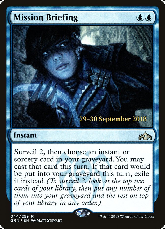 Mission Briefing [Guilds of Ravnica Prerelease Promos] | I Want That Stuff Brandon