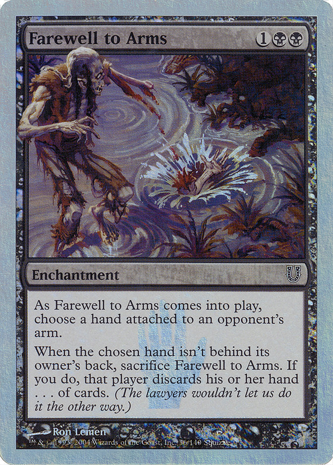 Farewell to Arms (Alternate Foil) [Unhinged] | I Want That Stuff Brandon
